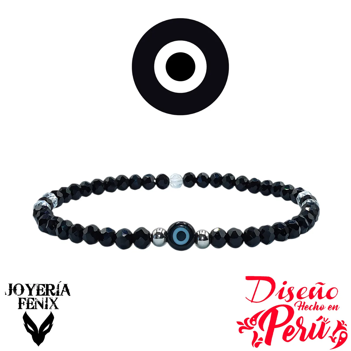 JOYERIA FENIX - Pulsera Ojo Turco Elástico - Joyería Fénix