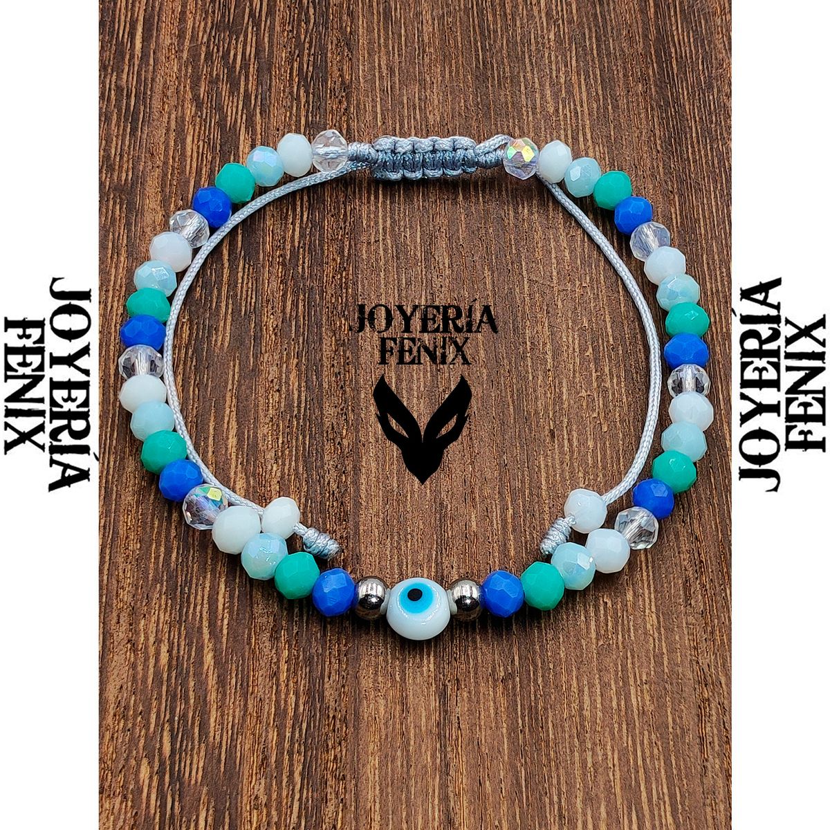 JOYERIA FENIX - Pulsera Ojo Turco Ajustable - Joyería Fénix