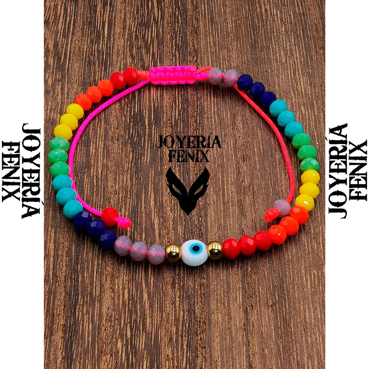 JOYERIA FENIX - Pulsera Ojo Turco Ajustable - Joyería Fénix