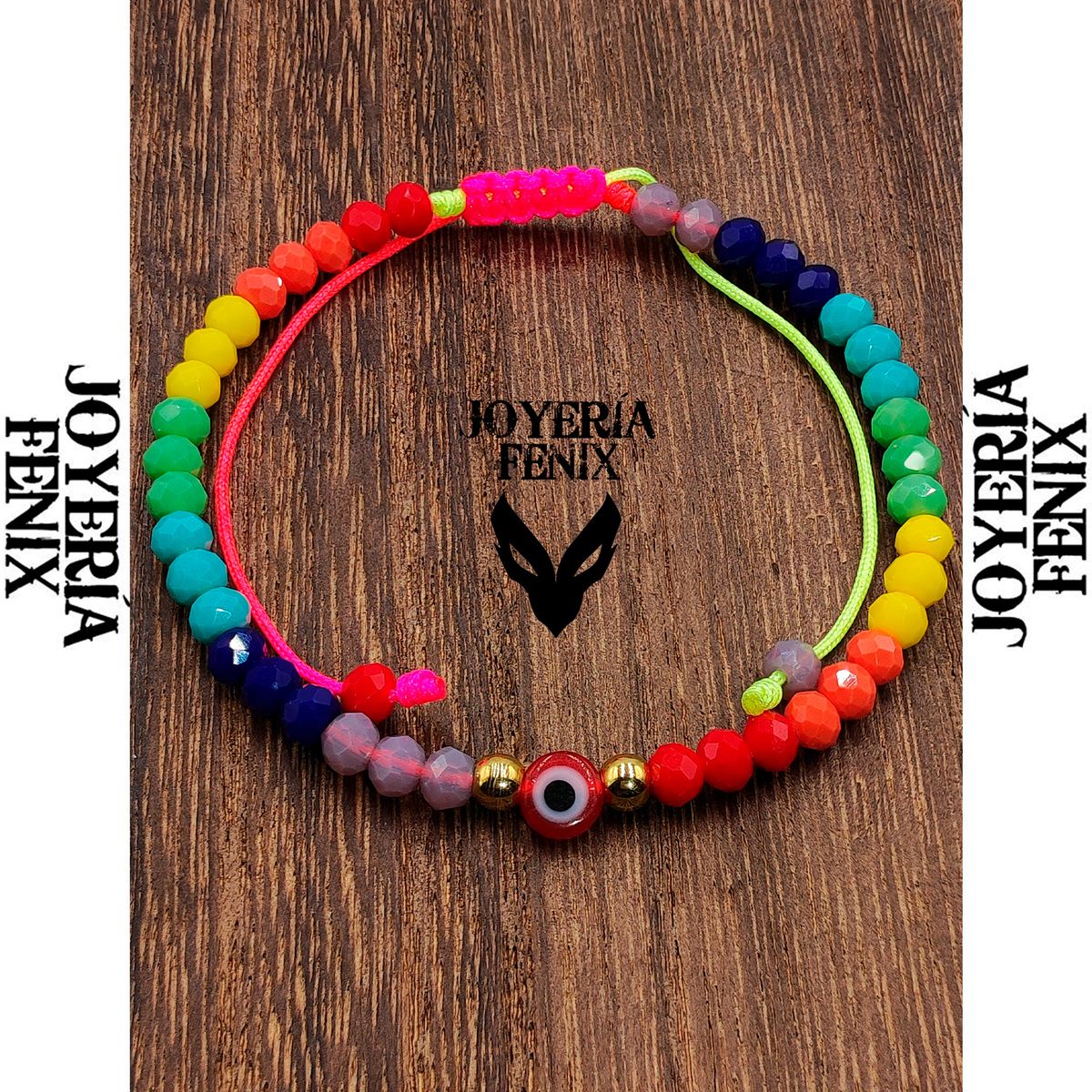 JOYERIA FENIX - Pulsera Ojo Turco Ajustable - Joyería Fénix