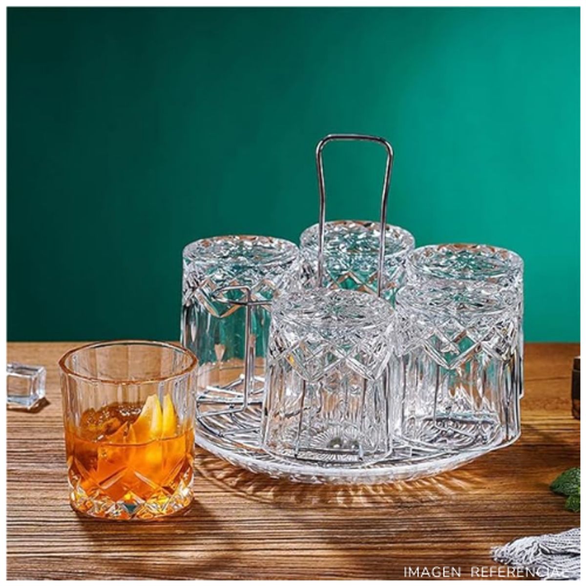 INSPIRA MARKET - Soporte Escurridor de Vasos Metálico