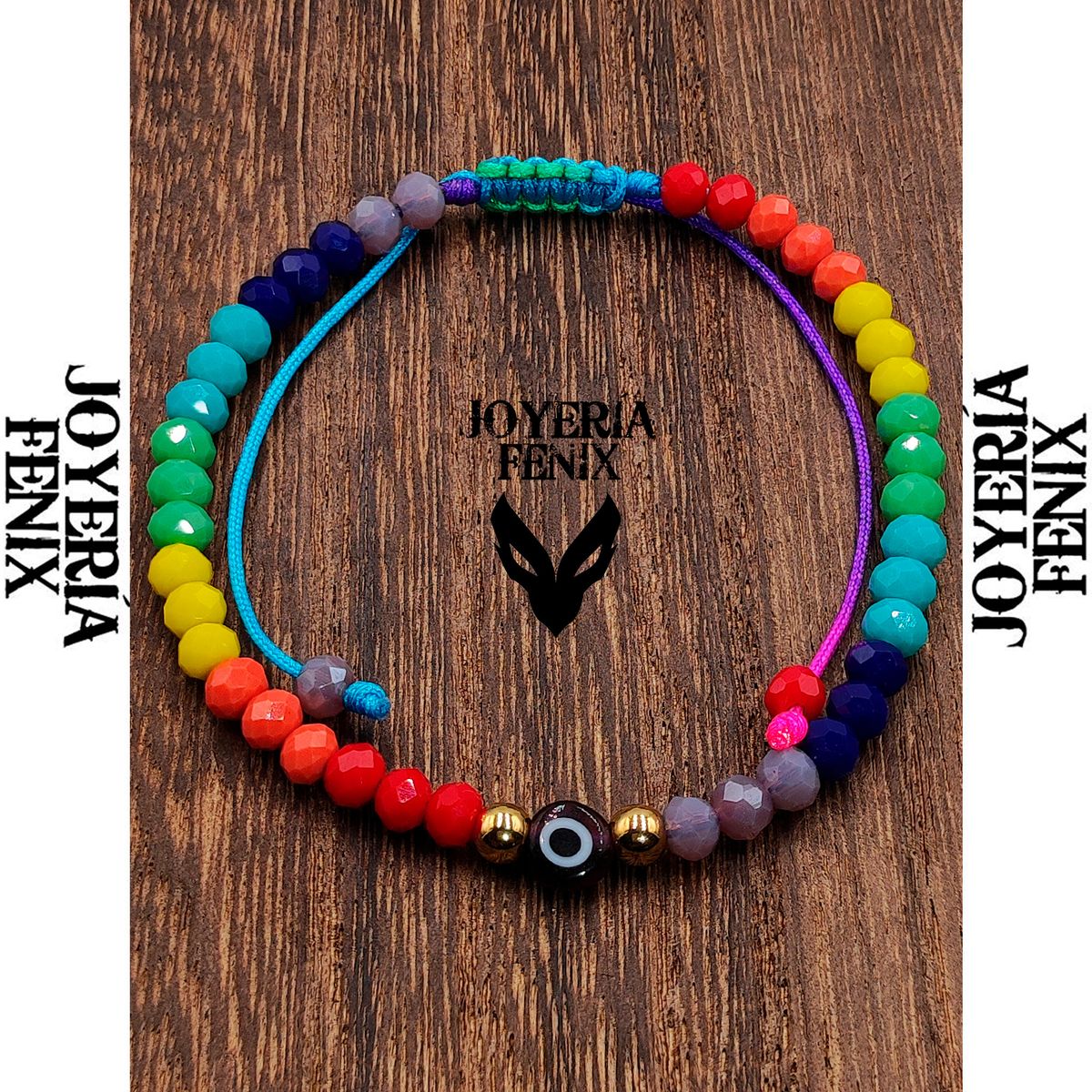 JOYERIA FENIX - Pulsera Ojo Turco Ajustable - Joyería Fénix