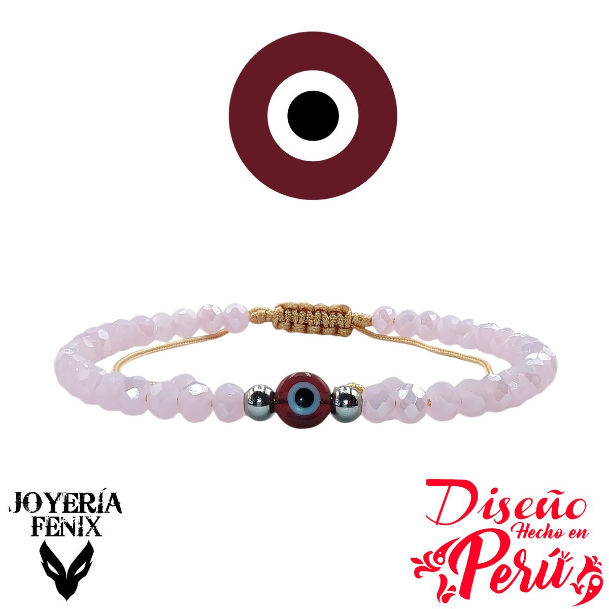 JOYERIA FENIX - Pulsera Ojo Turco Ajustable - Joyería Fénix