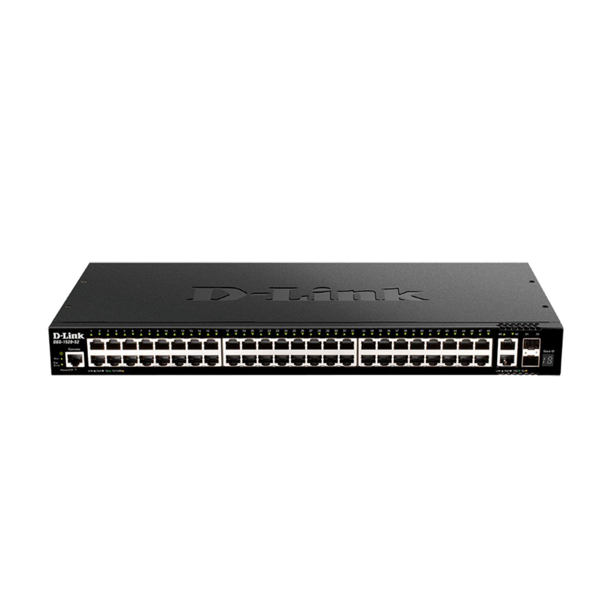D LINK - SWITCH D-LINK 28 PORTS GIGABIT SFP POE L3 SMARTPRO PN DGS-1520-52