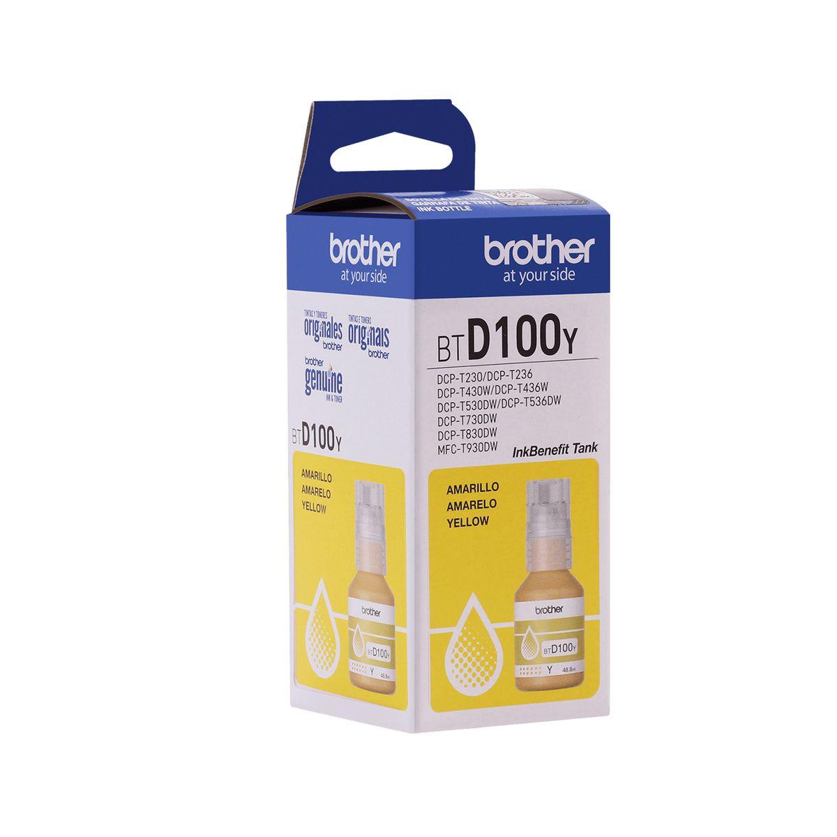 BROTHER - TINTA BROTHER YELLOW DCP-T230430W436W PN BTD100Y