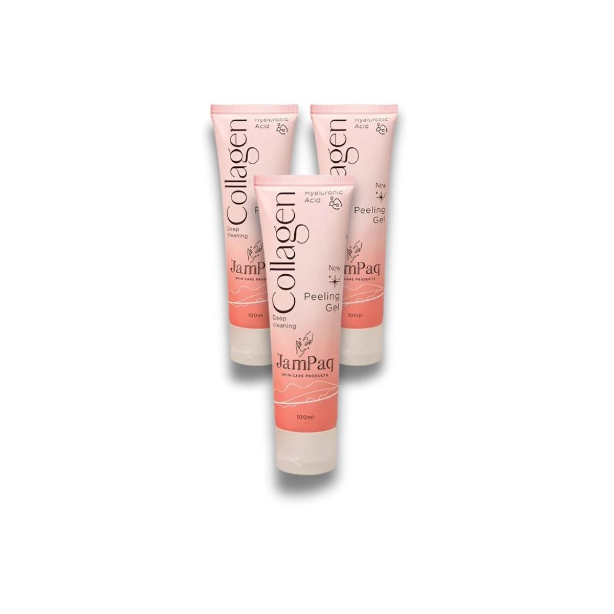 GENERICO - Gel Peeling Colageno y Acido Hialurónico 100ml Jampaq x3 Unds