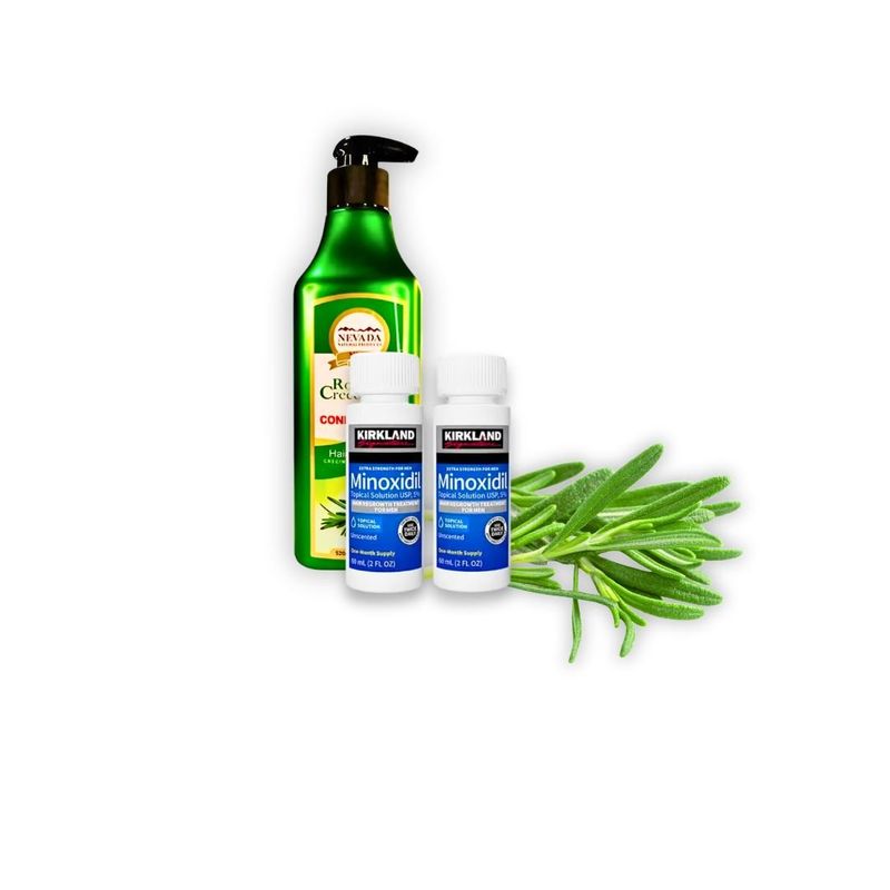 NEVADA NATURAL PRODUCTS - Pack Capilar Acondicionador Romero 520ml+Minoxidil X2