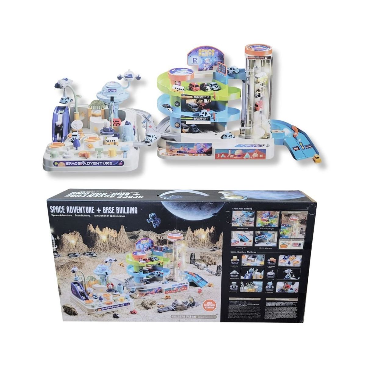 GENERICO - Pista De Autos Parking Aventura Del Espacio Para Niños