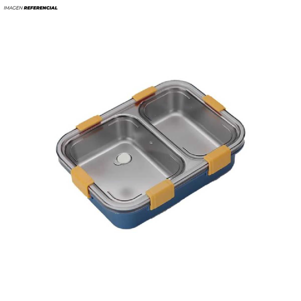 GENERICO - Táper de acero Inoxidable Premium Antiderrame para Ellos