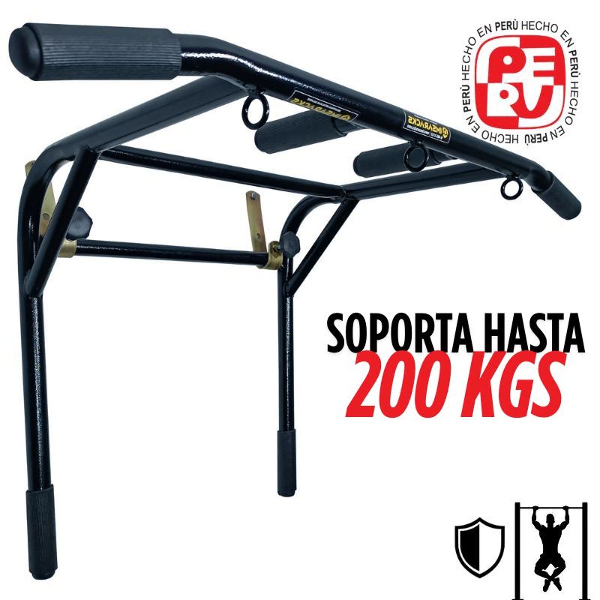 IMSARACKS - Barra Multifuncional Dominadas 07 Ejercicios en 1 Estandar