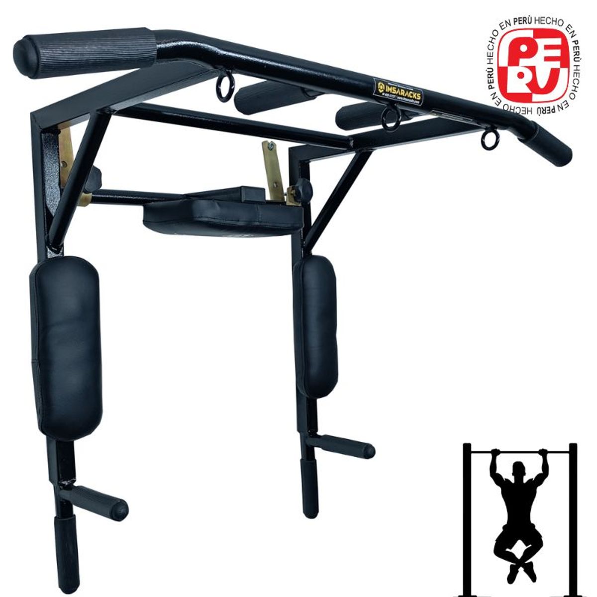 IMSARACKS - Barra Multifuncional Dominadas 10 Ejercicios en 1 Modelo Pro