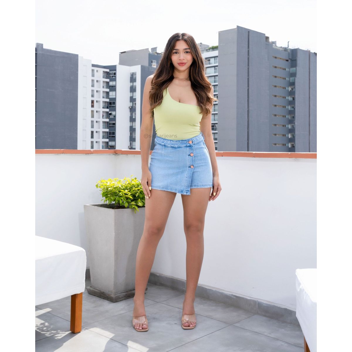 SASSARI - FALDA SHORT ALEDI MARCA SASSARI