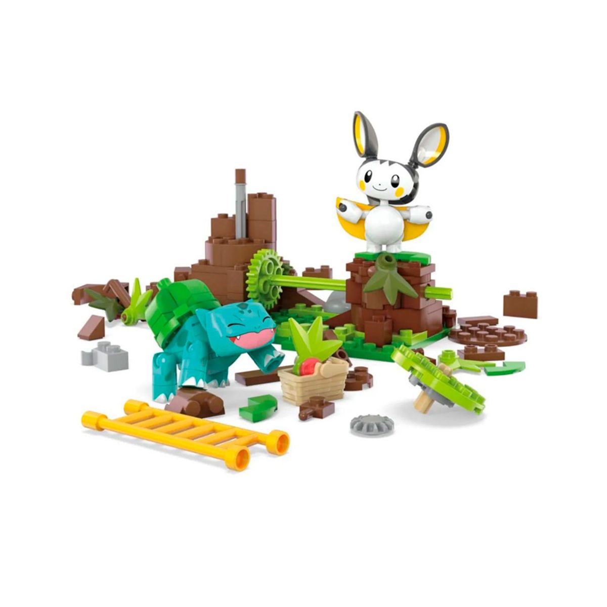 POKEMON - Mega Pokemon Emolga y Bulbasaur Set 194 Piezas