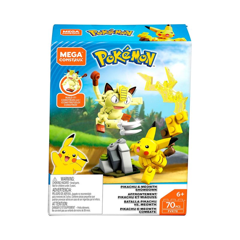 Pokemon Mega Construx Pikachu vs Meowth POKEMON