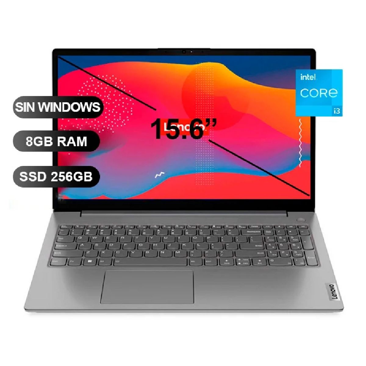 LENOVO - LAPTOP LENOVO V15 G3 IAP I3-1215U 8GB SSD256GB FREE 156 82TT00CVLM