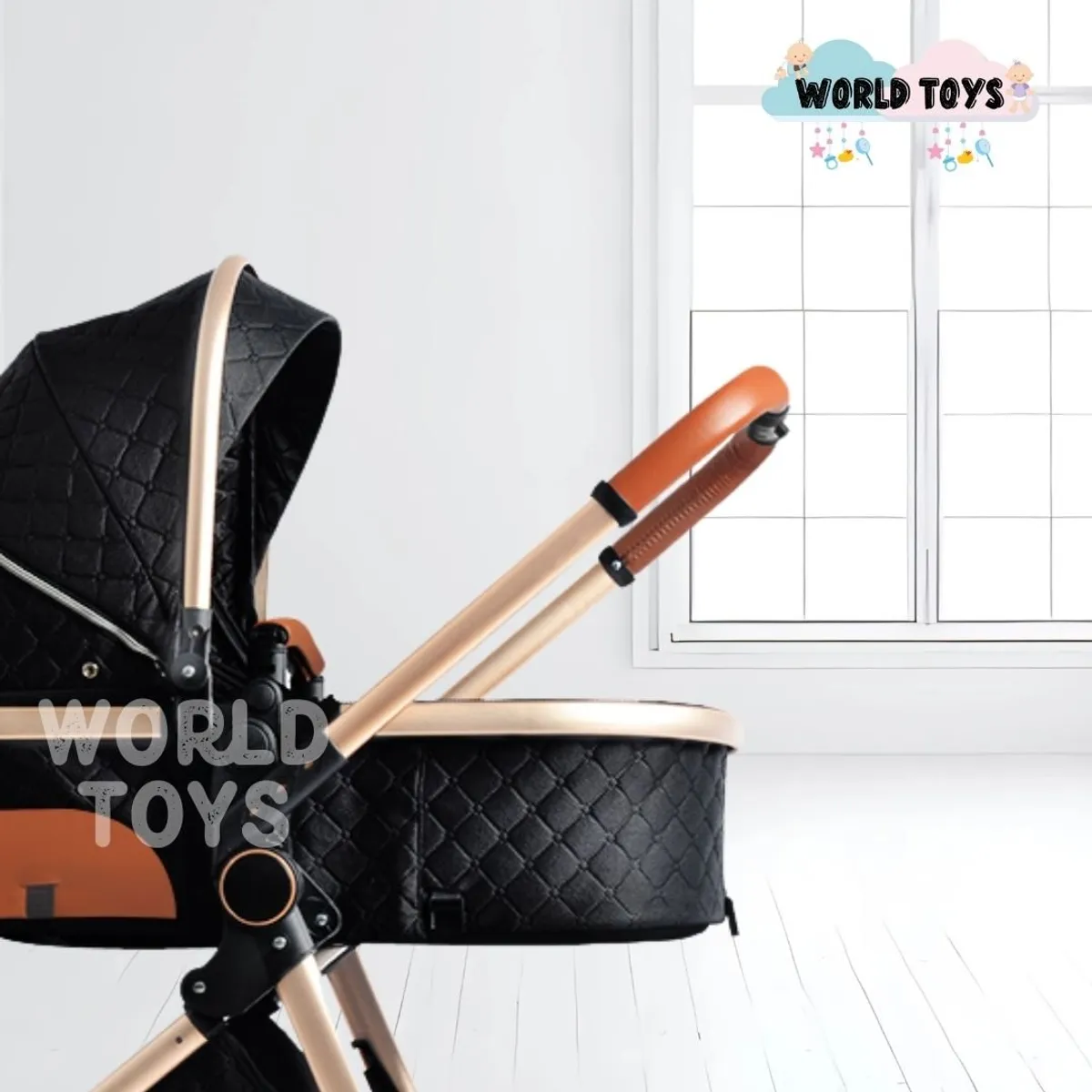 BABY - Coche Travel System «SIENA» y Mochila Pañalera Black