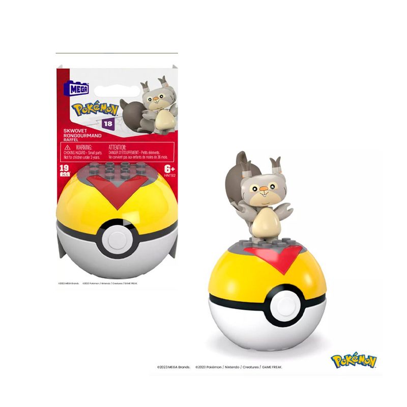 POKEMON - Pokemon Mega Skwovet 19 Piezas
