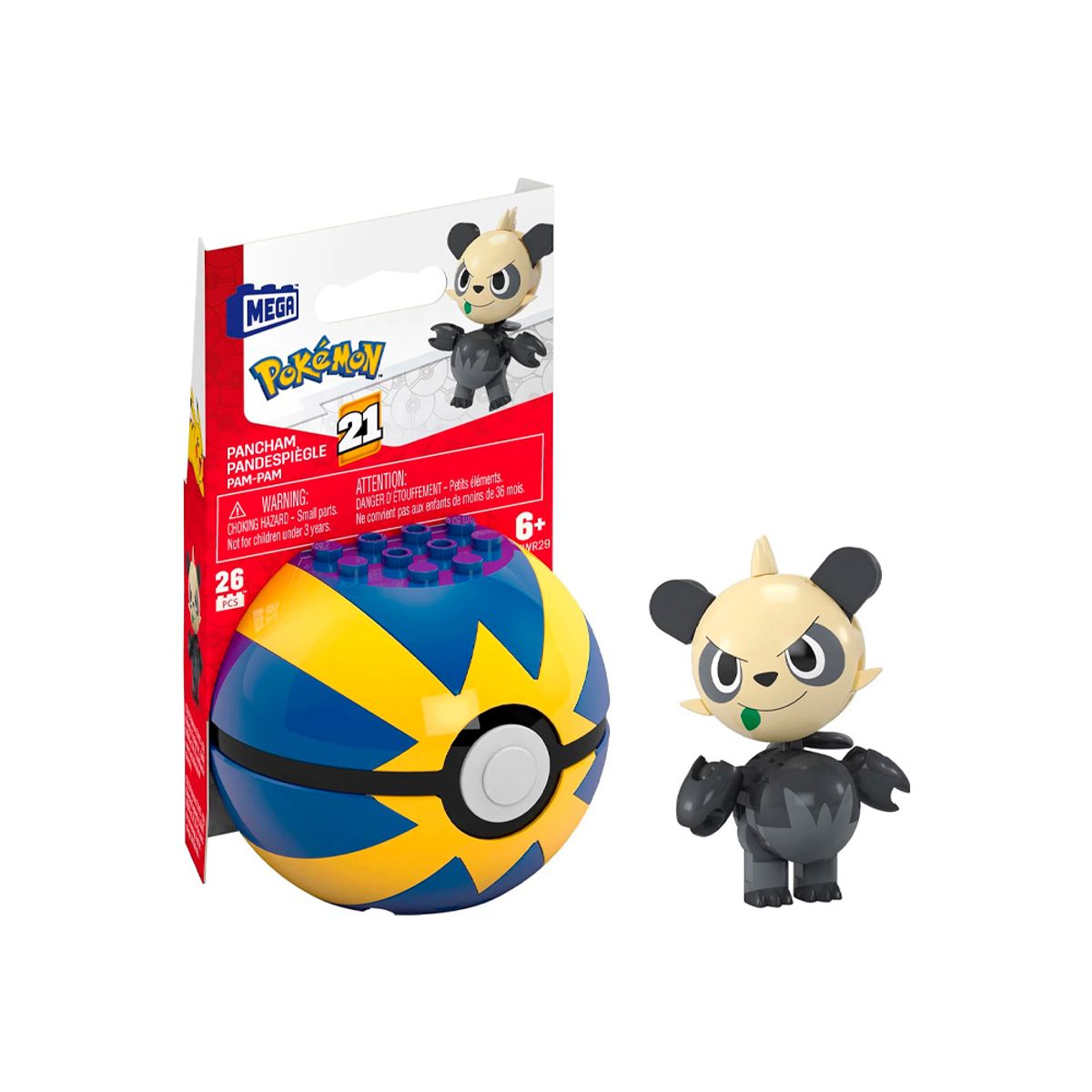 POKEMON - Pokemon Mega Pacham 26 Piezas