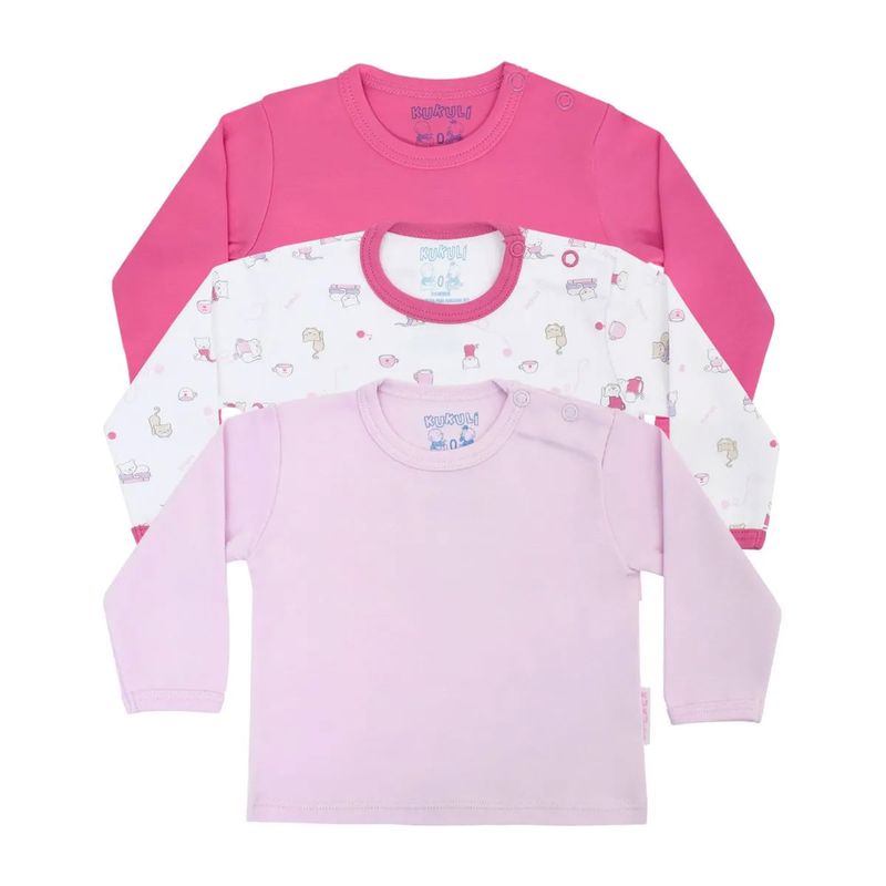 KUKULI - SET X3 POLO UNISEX BEBÉ K0042