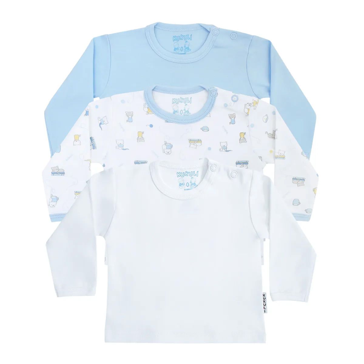 KUKULI - SET X3 POLO UNISEX BEBÉ K0042