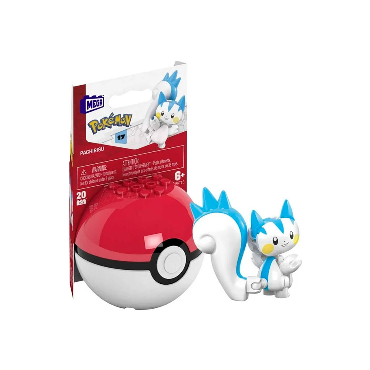 POKEMON - Pokemon Mega Pachirisu 20 Piezas