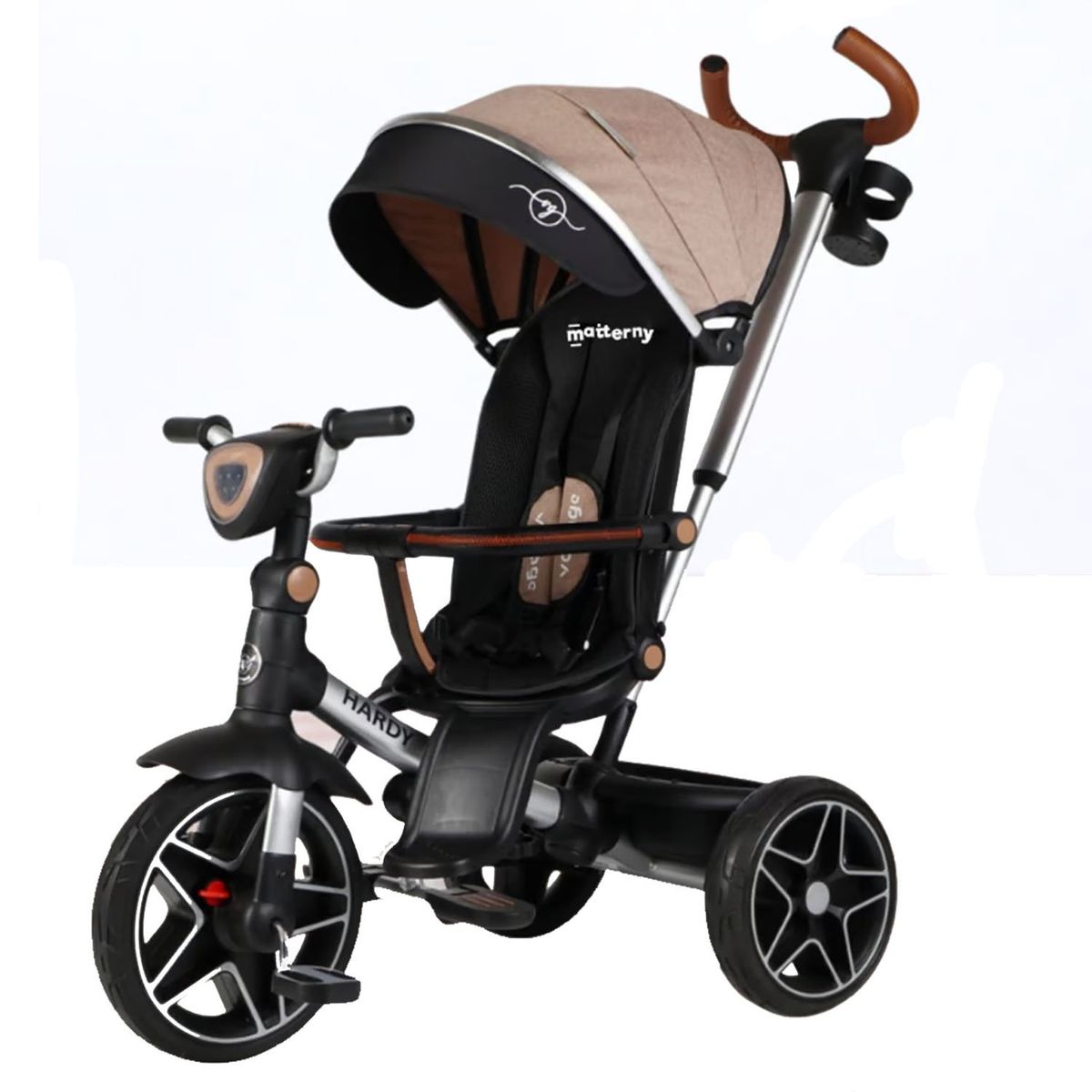 VOYAGE - Triciclo Guiador Reversible 360° «HARDY» Beige