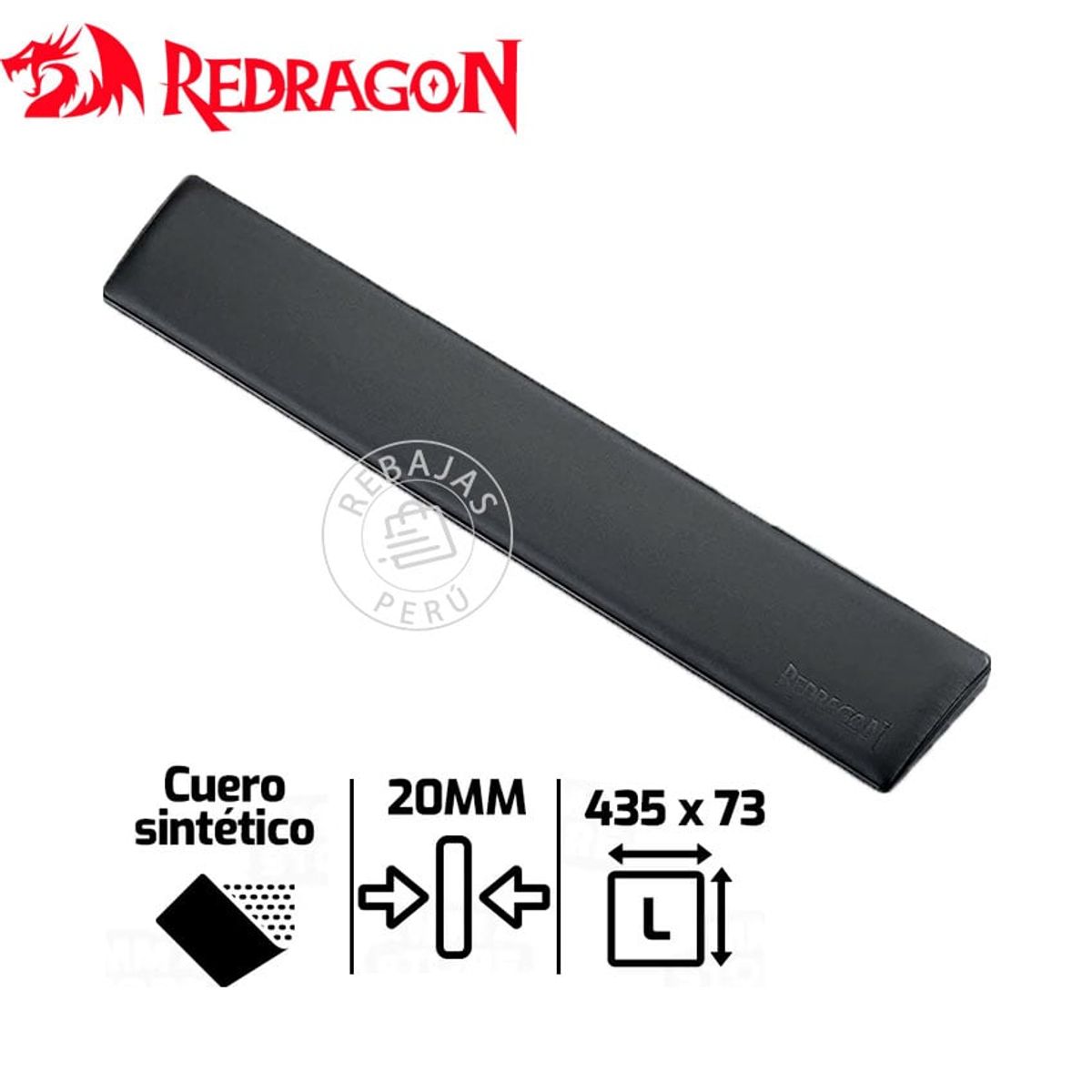 REDRAGON - Reposamuñecas Redragon METEOR L  Ergonomía y Confort
