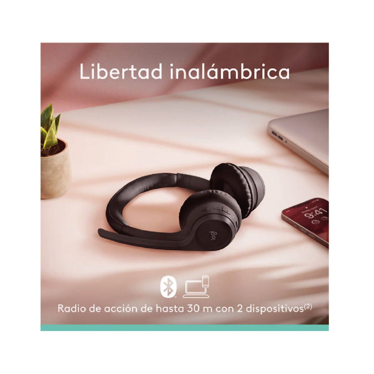 LOGITECH - Audifono Logitech Zone 300 Negro BT