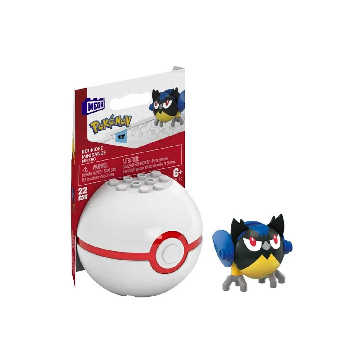 POKEMON - Pokemon Mega Rookidee 22 Piezas