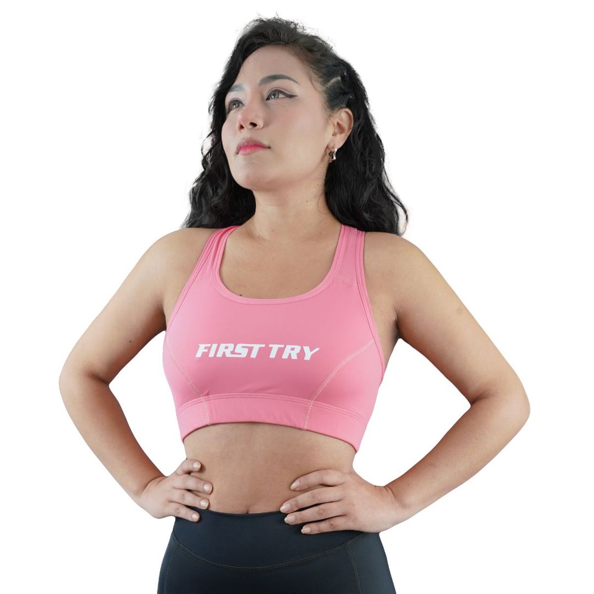 FIRST TRY - Sports Bra - Top Deportivo Soporte Firme