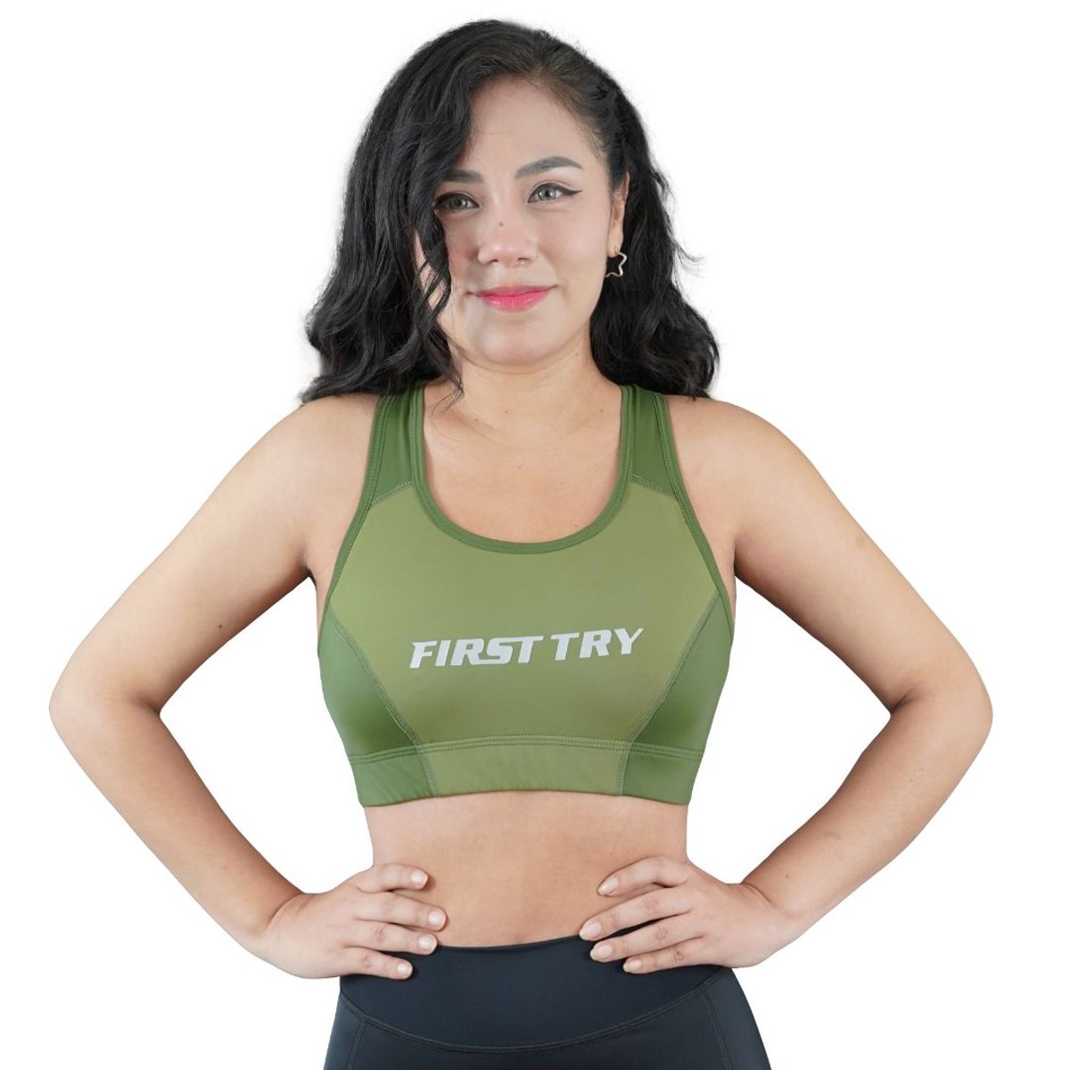 FIRST TRY - Sports Bra - Top Deportivo Soporte Firme