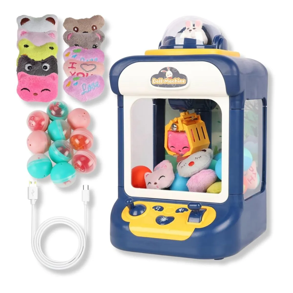 GENERICO - Juego Interactivo Mini Máquina Garra De Peluches