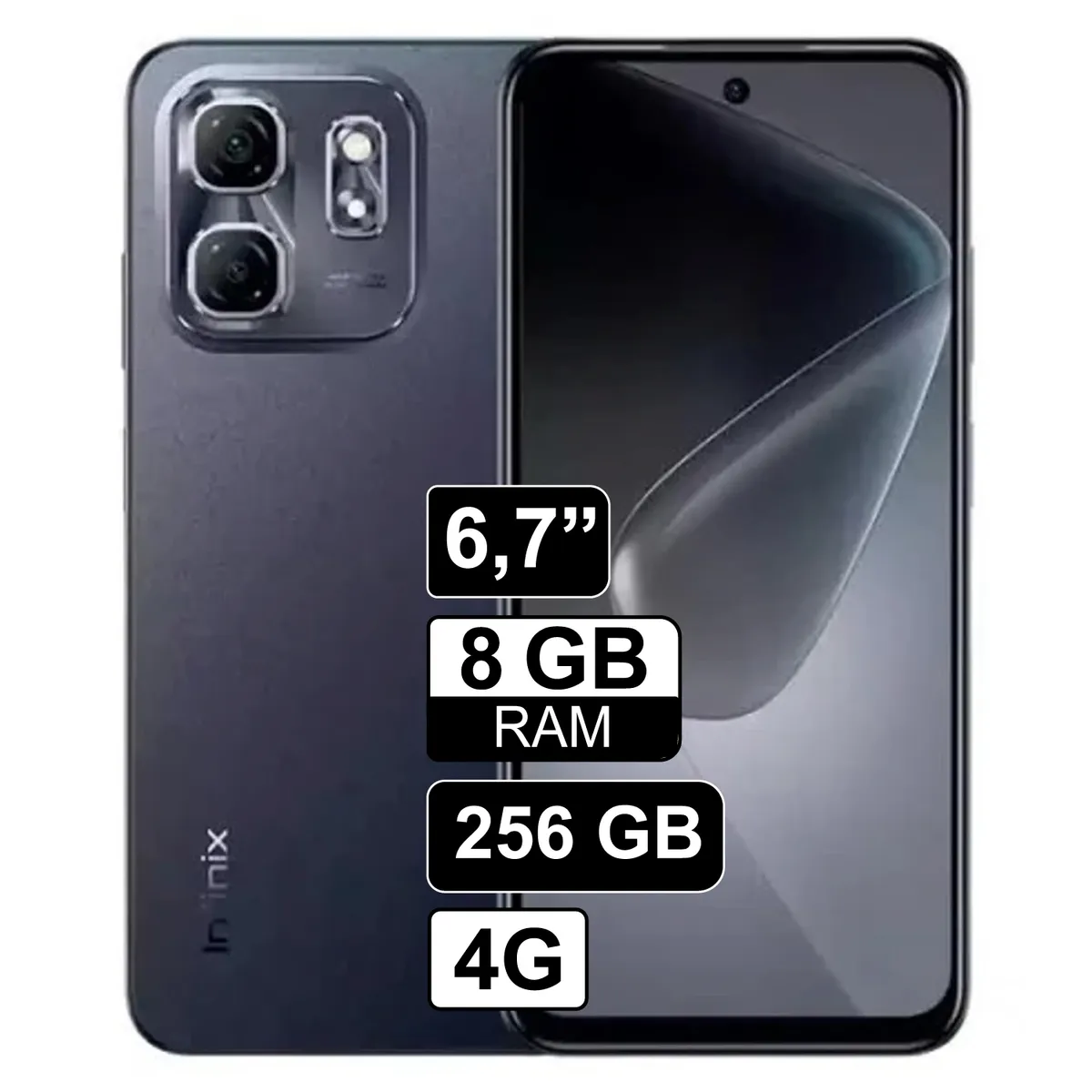 INFINIX - Celular Libre Infinix Hot 50i 8GB 256GB Negro