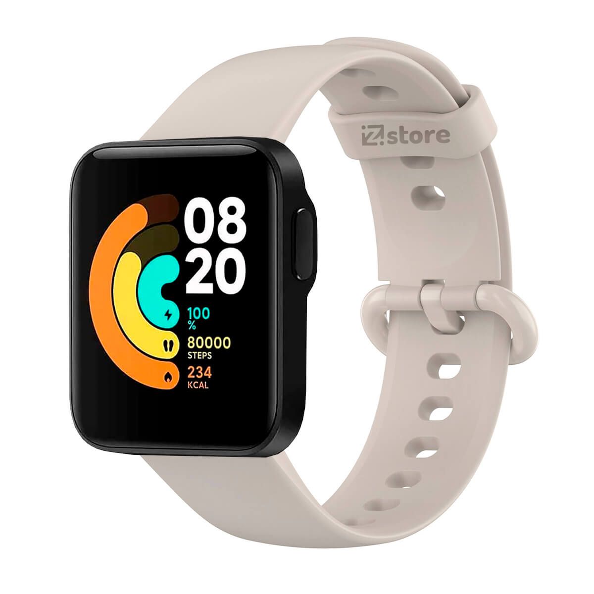 GENERICO - Correa Compatible Con Xiaomi Mi Watch Lite Crema