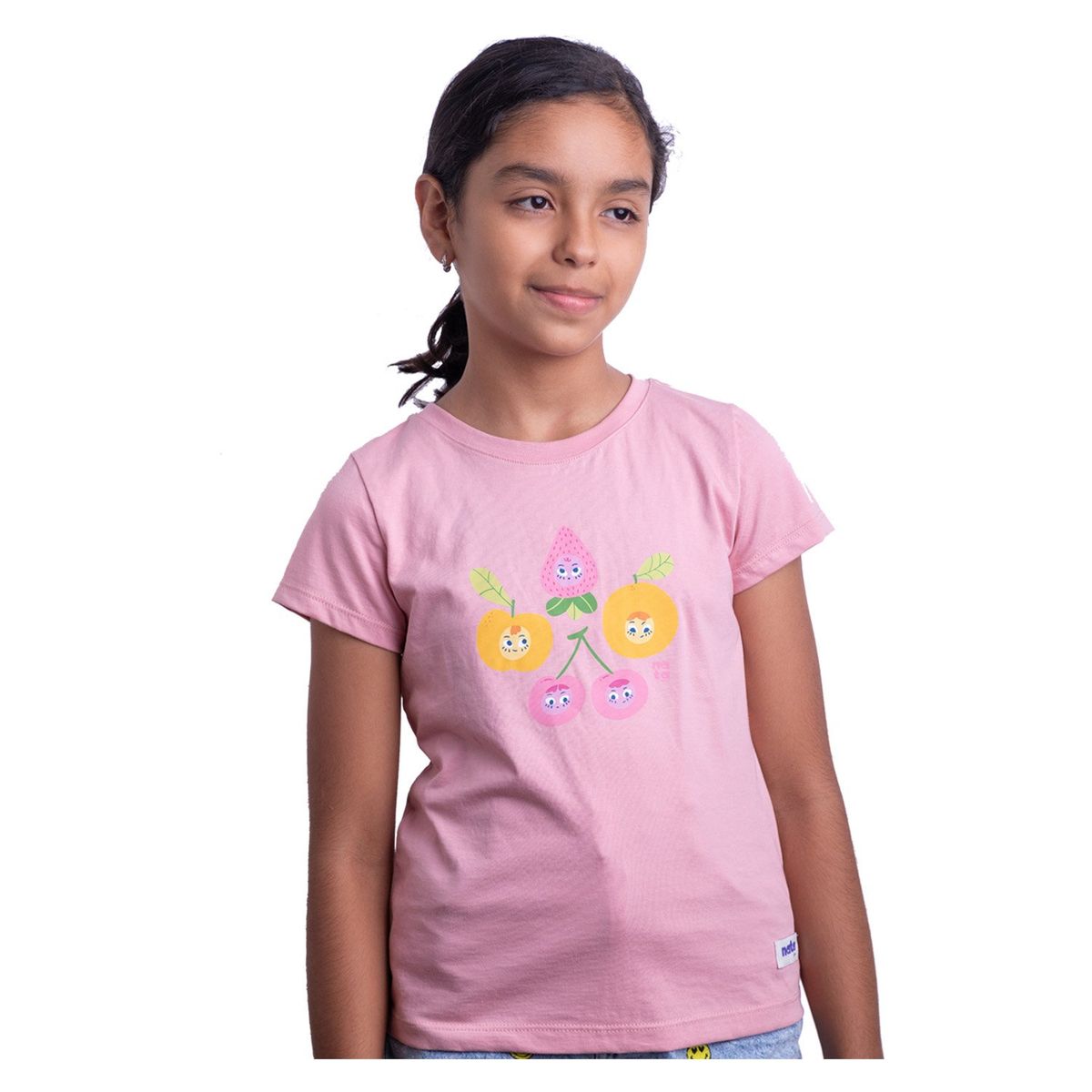 NATA COTON - POLO DE ALGODON ROSA CLASICO - FRUTAS