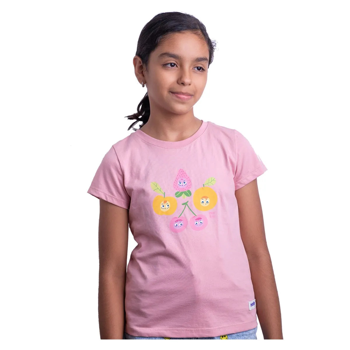 NATA COTON - POLO DE ALGODON ROSA CLASICO - FRUTAS