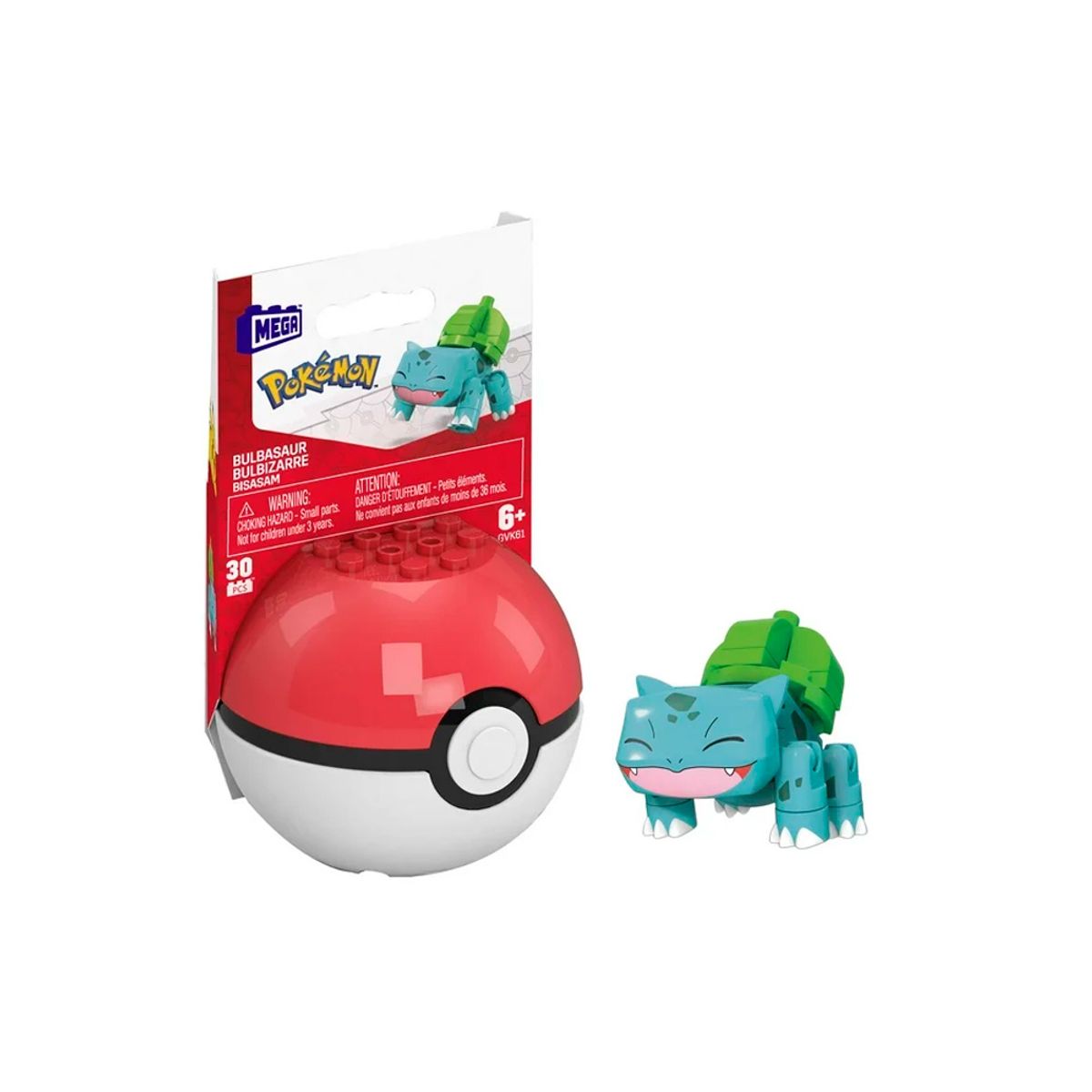 POKEMON - Pokemon Mega Bulbasaur Ball 16 piezas Modelo B