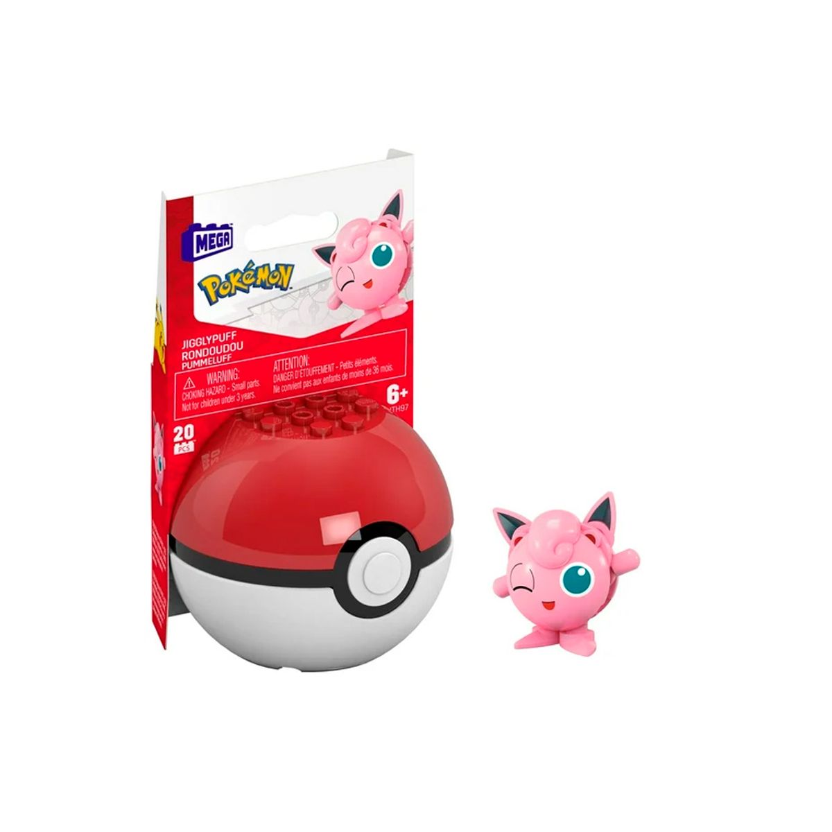 POKEMON - Pokemon Mega Jigglypuff 16 Piezas