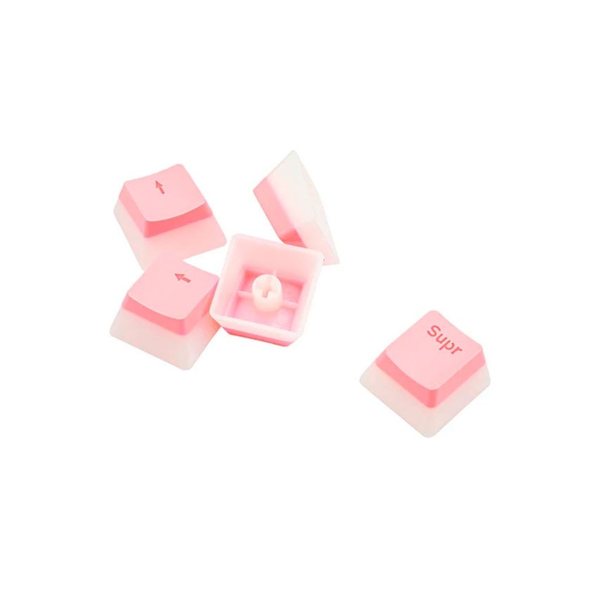 REDRAGON - Keycaps Redragon SCARAB A130W-SP  Set en Español, PBT Rosado