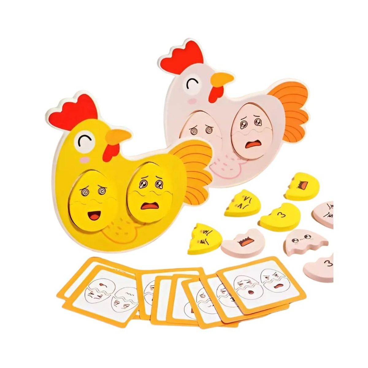 GENERICO - Juego Educativo Las Gallinas Y Los Huevos Emotivos