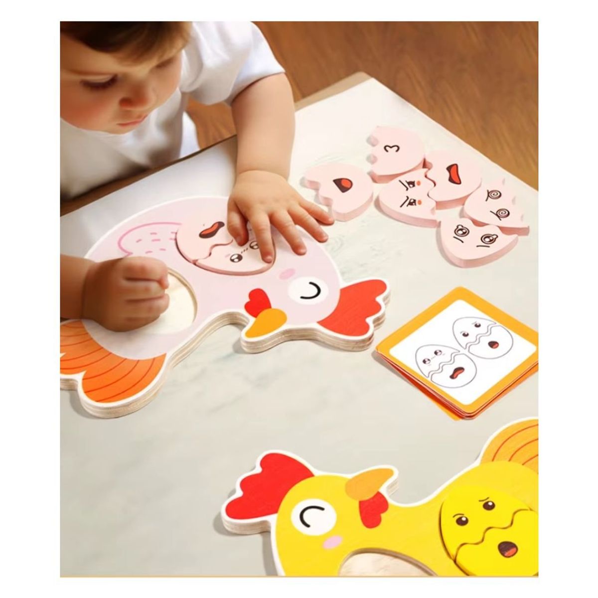 GENERICO - Juego Educativo Las Gallinas Y Los Huevos Emotivos