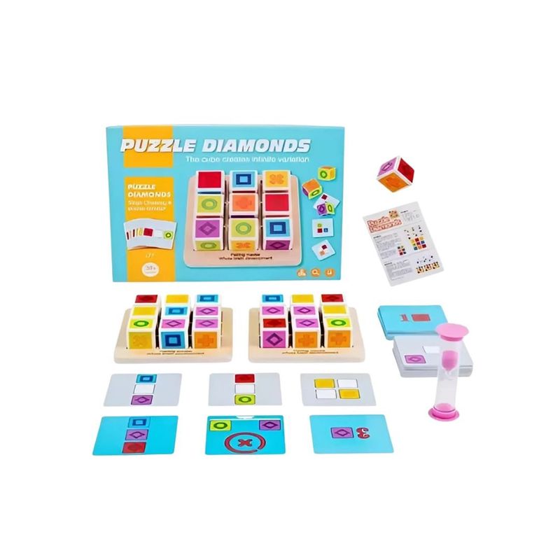 GENERICO - Puzzle Diamonds El Juego de Ingenio Que Te Atrapa