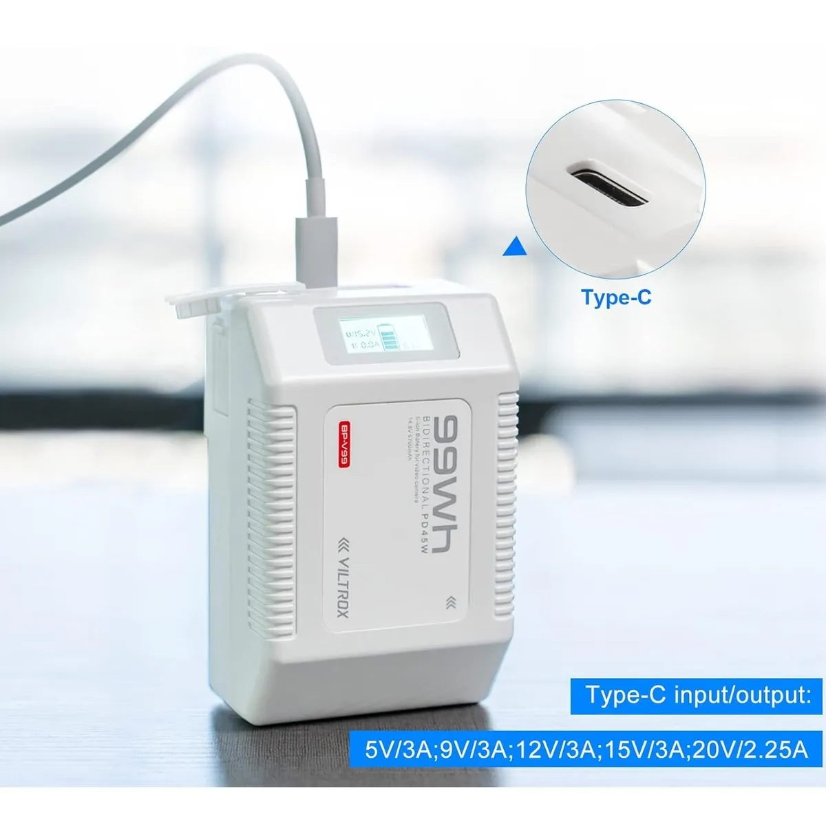 GENERICO - Viltrox Bateria V-Mount BP V-99  6700mAh