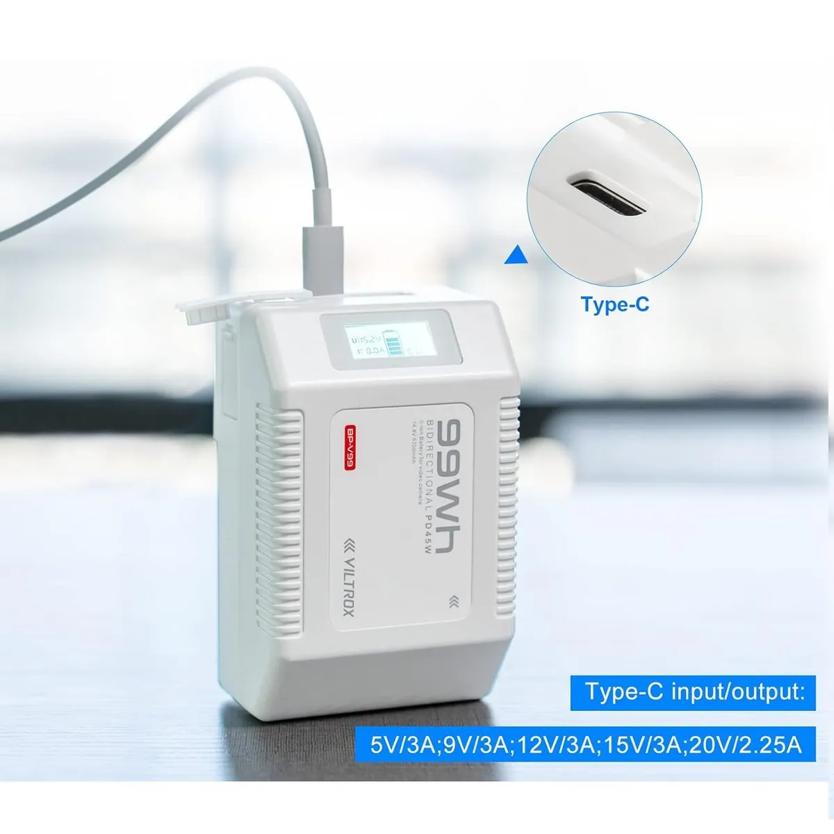 GENERICO - Viltrox Bateria V-Mount BP V-99  6700mAh