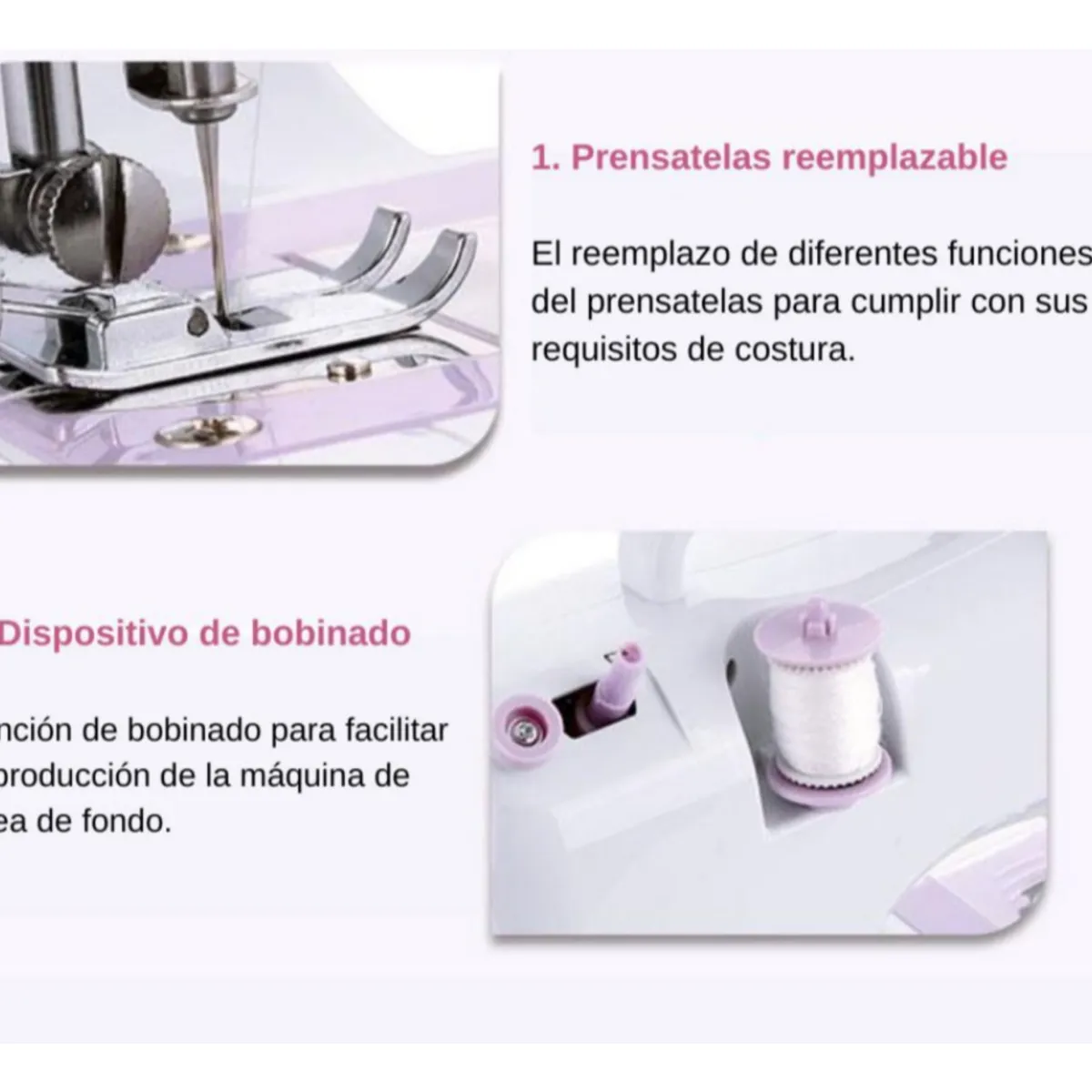 PREMIUM - Máquina De Coser Multifuncional Portátil 12 Puntadas