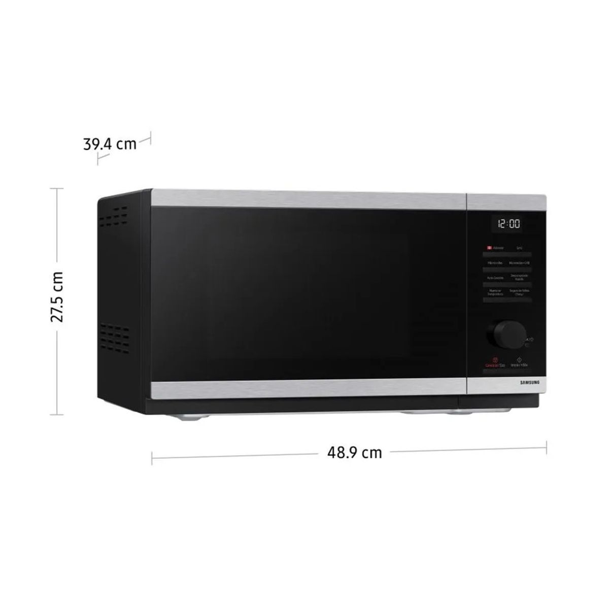 SAMSUNG - Horno Microondas Samsung MG23DG4524ATPE 23LT Stainless Steel