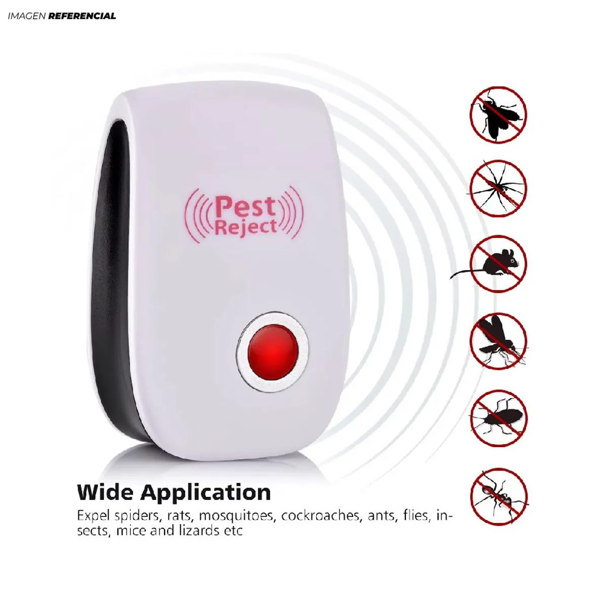 GENERICO - Repelente Ultrasónico para Mosquitos Insectos