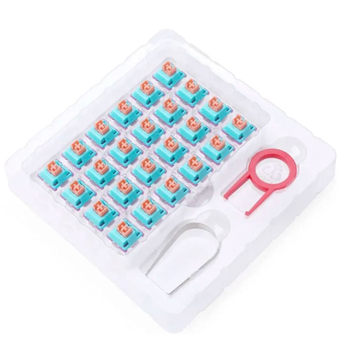 REDRAGON - Kit de Switches Redragon A113 Bullet-R Mecánicos Táctiles 45g RGB