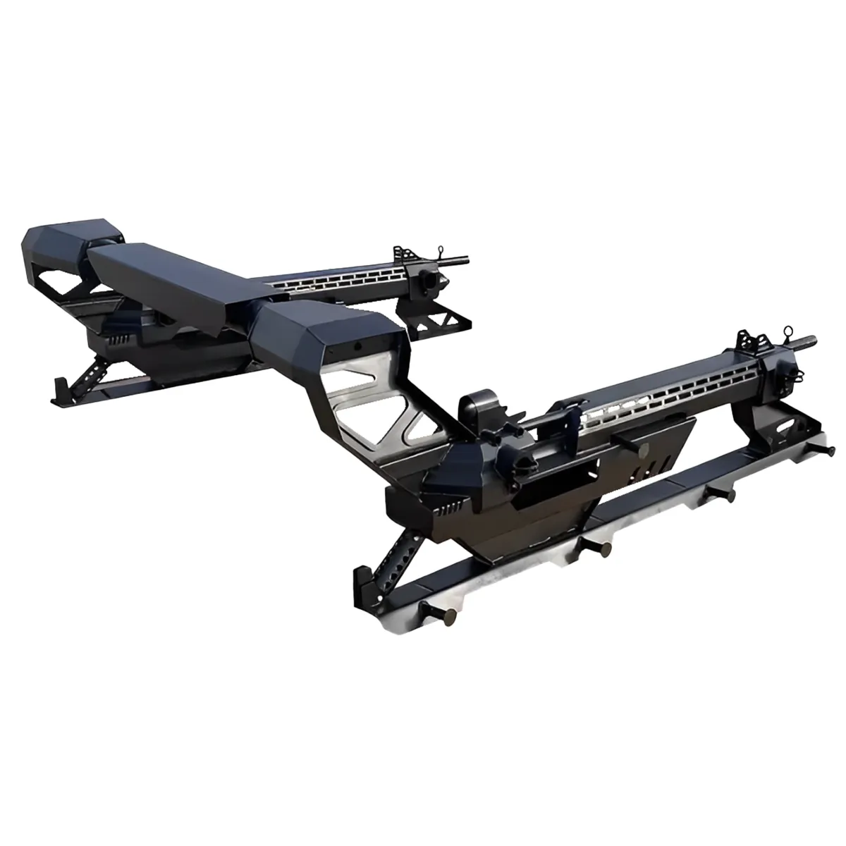 GENERICO - ANTIVUELCO DE ACERO INOXIDABLE CON LOGO 4X4