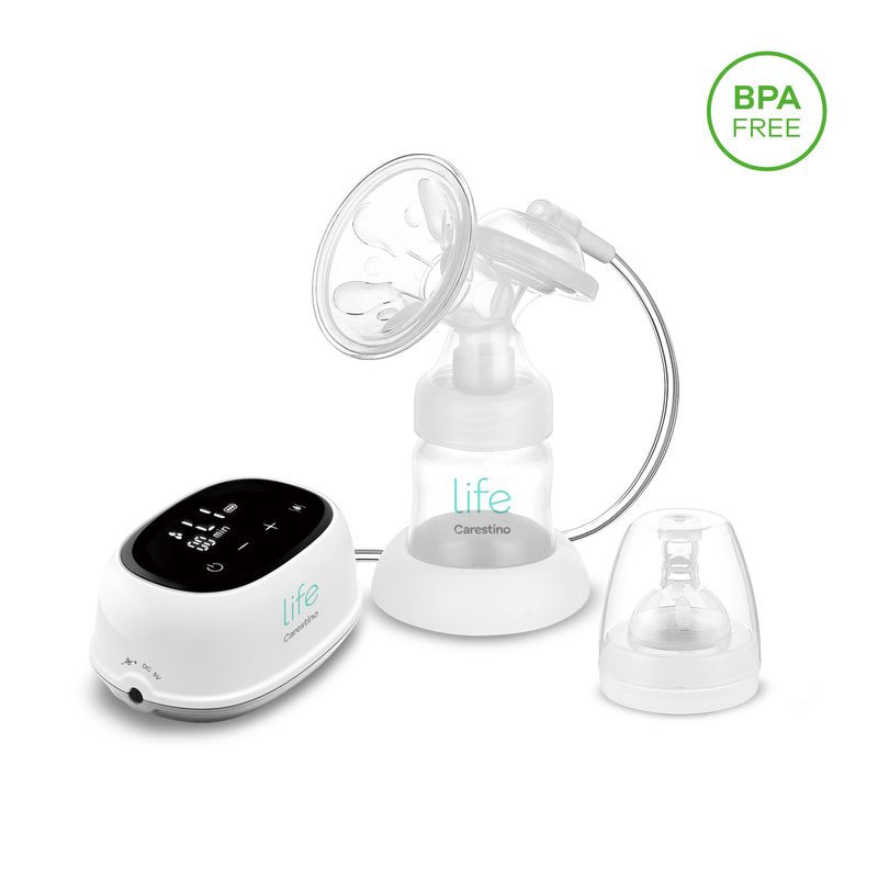 CARESTINO - Extractor de Leche Eléctrico con Biberón